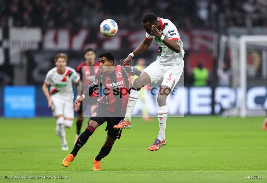 FC Augsburg, Eintracht Frankfurt, Bundesliga, Voetball, Sport, Le Football, Germany, Futbol, Fotball, Fussball, Deutschland, DFL, DFB, Calcio, 2025/26, Saison 2025/2026 - Bild-ID: 1065346