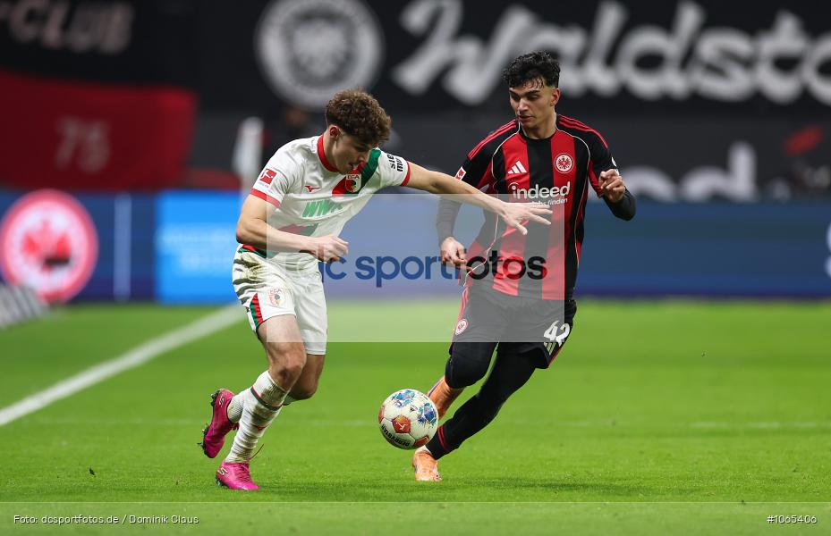 FC Augsburg, Eintracht Frankfurt, Bundesliga, Voetball, Sport, Le Football, Germany, Futbol, Fotball, Fussball, Deutschland, DFL, DFB, Calcio, 2025/26, Saison 2025/2026 - Bild-ID: 1065406