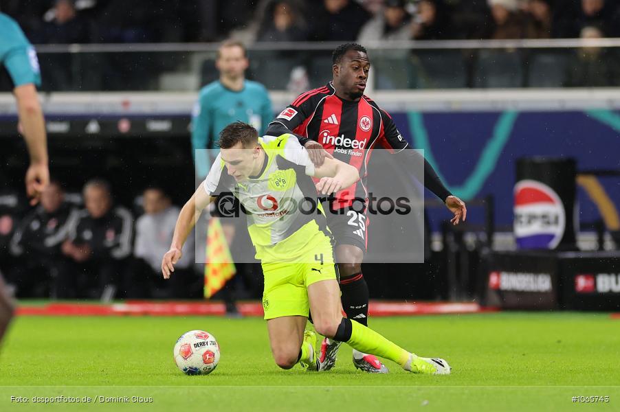 Borussia Dortmund, Eintracht Frankfurt, Bundesliga, Voetball, Sport, Le Football, Germany, Futbol, Fotball, Fussball, Deutschland, DFL, DFB, Calcio, 2025/26, Saison 2025/2026 - Bild-ID: 1065743