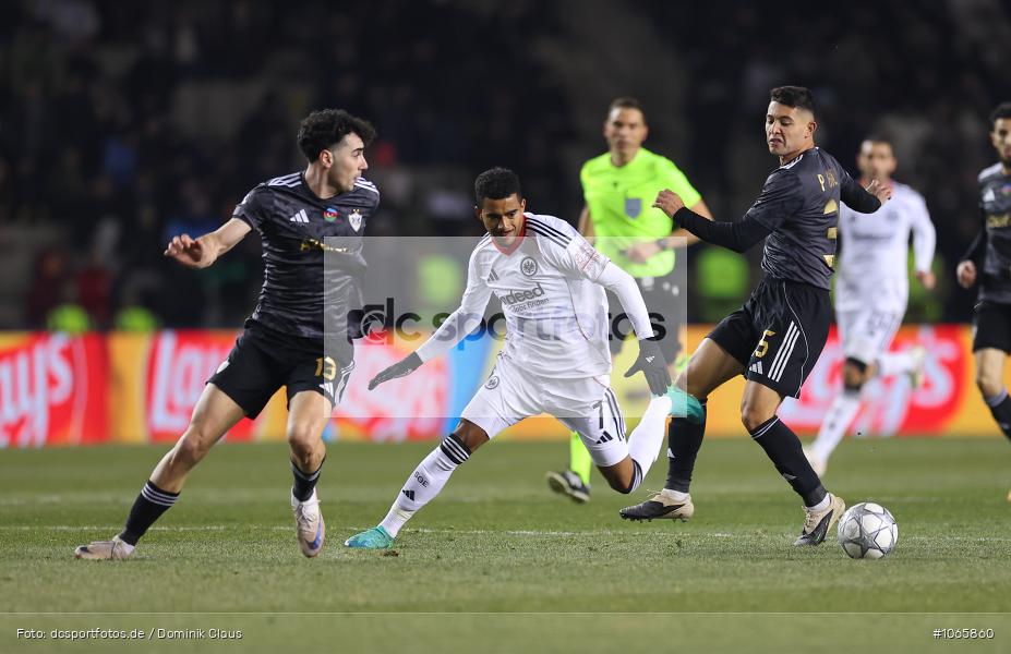 Qarabag Agdam FK, Eintracht Frankfurt, CL, Champions League, UEFA Champions League, UEFA, Voetball, Sport, Le Football, Germany, Futbol, Fotball, Fussball, Deutschland, DFL, DFB, Calcio, 2025/26, Saison 2025/2026 - Bild-ID: 1065860