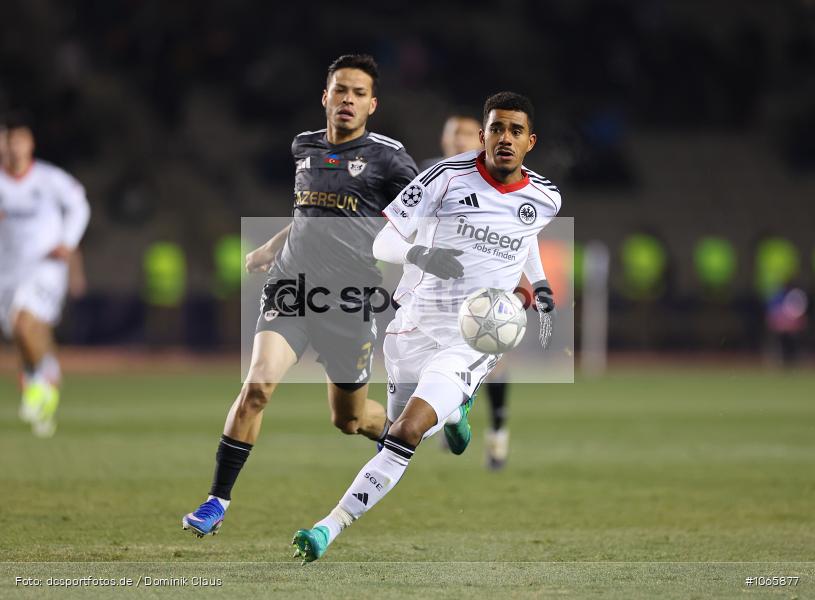 Qarabag Agdam FK, Eintracht Frankfurt, CL, Champions League, UEFA Champions League, UEFA, Voetball, Sport, Le Football, Germany, Futbol, Fotball, Fussball, Deutschland, DFL, DFB, Calcio, 2025/26, Saison 2025/2026 - Bild-ID: 1065877