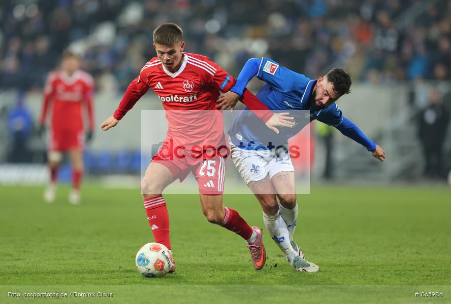 1. FC Nürnberg, SV Darmstadt 98, 2. Liga, 2. Bundesliga, Bundesliga, Liga, Voetball, Sport, Le Football, Germany, Futbol, Fotball, Fussball, Deutschland, DFL, DFB, Calcio, 2025/26, Saison 2025/2026 - Bild-ID: 1065986