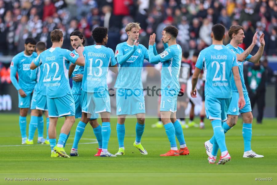 TSG 1899 Hoffenheim, Eintracht Frankfurt, Bundesliga, Voetball, Sport, Le Football, Germany, Futbol, Fotball, Fussball, Deutschland, DFL, DFB, Calcio, 2025/26, Saison 2025/2026 - Bild-ID: 1066035