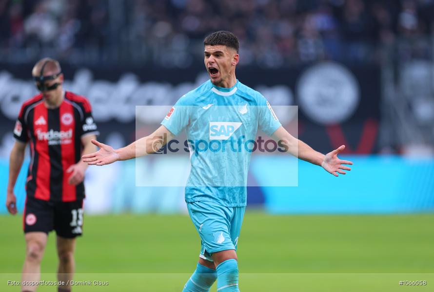TSG 1899 Hoffenheim, Eintracht Frankfurt, Bundesliga, Voetball, Sport, Le Football, Germany, Futbol, Fotball, Fussball, Deutschland, DFL, DFB, Calcio, 2025/26, Saison 2025/2026 - Bild-ID: 1066058