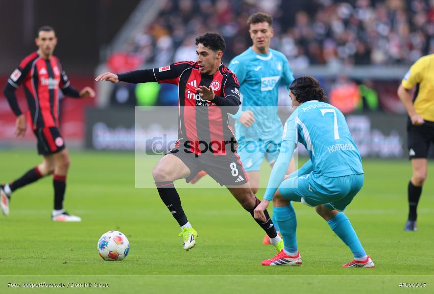 TSG 1899 Hoffenheim, Eintracht Frankfurt, Bundesliga, Voetball, Sport, Le Football, Germany, Futbol, Fotball, Fussball, Deutschland, DFL, DFB, Calcio, 2025/26, Saison 2025/2026 - Bild-ID: 1066063