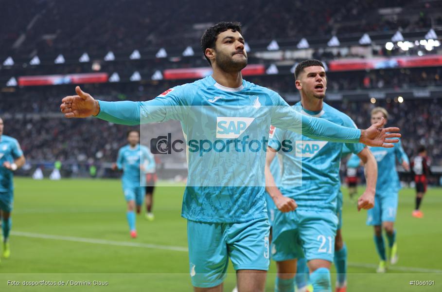 TSG 1899 Hoffenheim, Eintracht Frankfurt, Bundesliga, Voetball, Sport, Le Football, Germany, Futbol, Fotball, Fussball, Deutschland, DFL, DFB, Calcio, 2025/26, Saison 2025/2026 - Bild-ID: 1066101