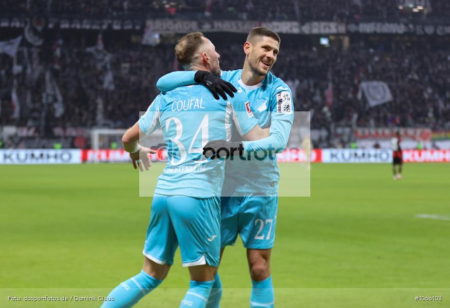 TSG 1899 Hoffenheim, Eintracht Frankfurt, Bundesliga, Voetball, Sport, Le Football, Germany, Futbol, Fotball, Fussball, Deutschland, DFL, DFB, Calcio, 2025/26, Saison 2025/2026 - Bild-ID: 1066103