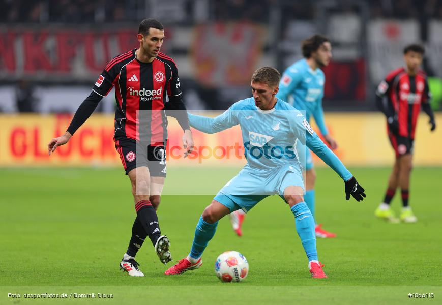 TSG 1899 Hoffenheim, Eintracht Frankfurt, Bundesliga, Voetball, Sport, Le Football, Germany, Futbol, Fotball, Fussball, Deutschland, DFL, DFB, Calcio, 2025/26, Saison 2025/2026 - Bild-ID: 1066113