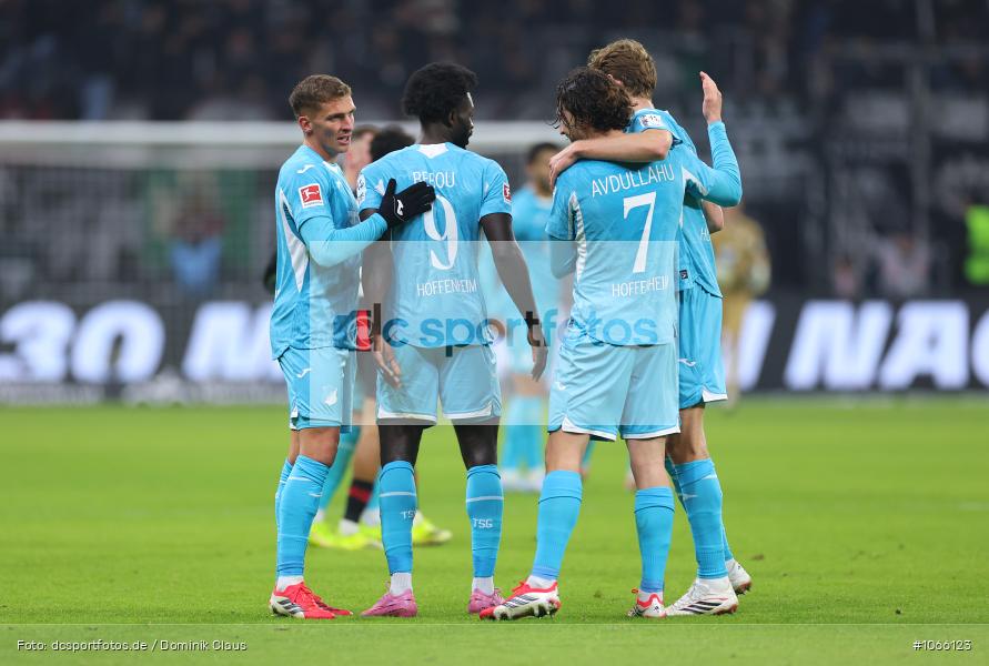 TSG 1899 Hoffenheim, Eintracht Frankfurt, Bundesliga, Voetball, Sport, Le Football, Germany, Futbol, Fotball, Fussball, Deutschland, DFL, DFB, Calcio, 2025/26, Saison 2025/2026 - Bild-ID: 1066123