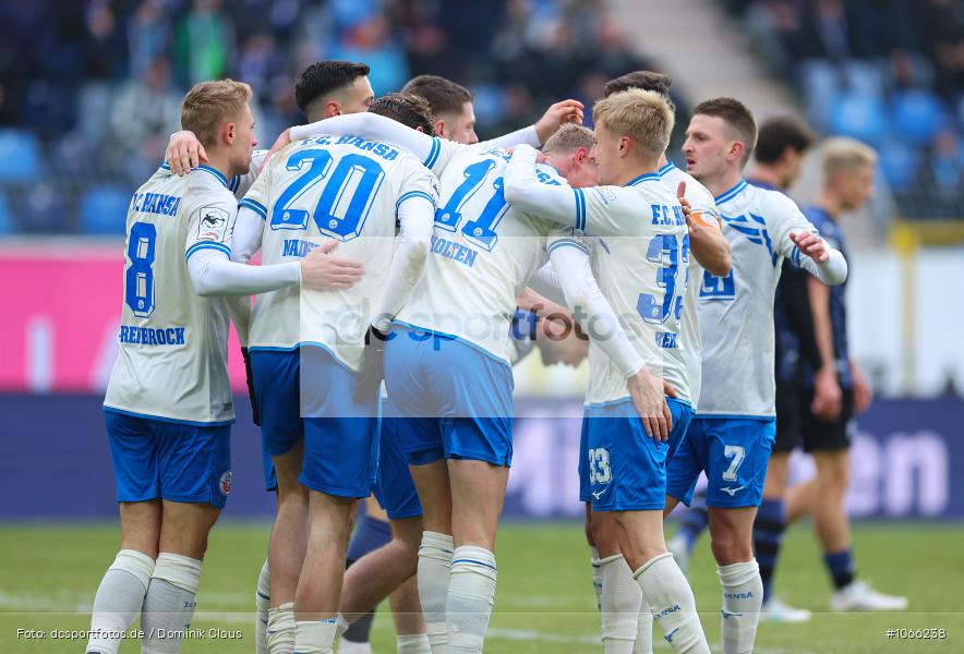 FC Hansa Rostock, SV Waldhof Mannheim, Liga, 3. Liga, Voetball, Sport, Le Football, Germany, Futbol, Fotball, Fussball, Deutschland, DFL, DFB, Calcio, 2024/25, Saison 2024/2025 - Bild-ID: 1066238