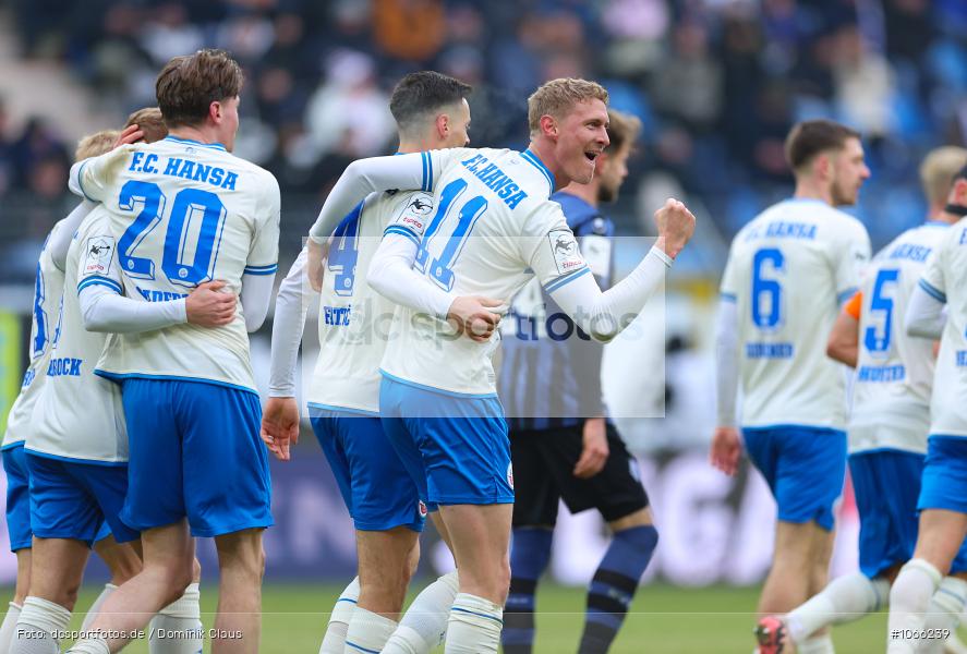 FC Hansa Rostock, SV Waldhof Mannheim, Liga, 3. Liga, Voetball, Sport, Le Football, Germany, Futbol, Fotball, Fussball, Deutschland, DFL, DFB, Calcio, 2024/25, Saison 2024/2025 - Bild-ID: 1066239