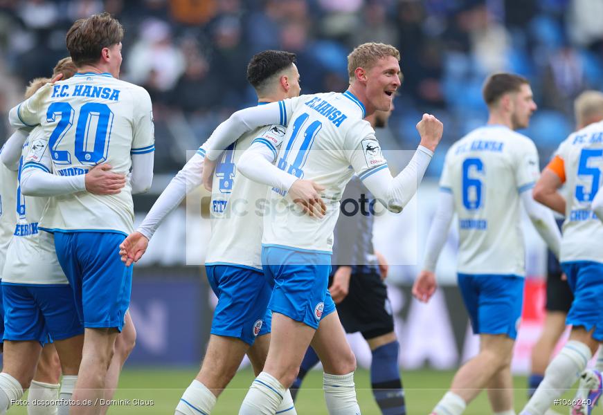 FC Hansa Rostock, SV Waldhof Mannheim, Liga, 3. Liga, Voetball, Sport, Le Football, Germany, Futbol, Fotball, Fussball, Deutschland, DFL, DFB, Calcio, 2024/25, Saison 2024/2025 - Bild-ID: 1066240
