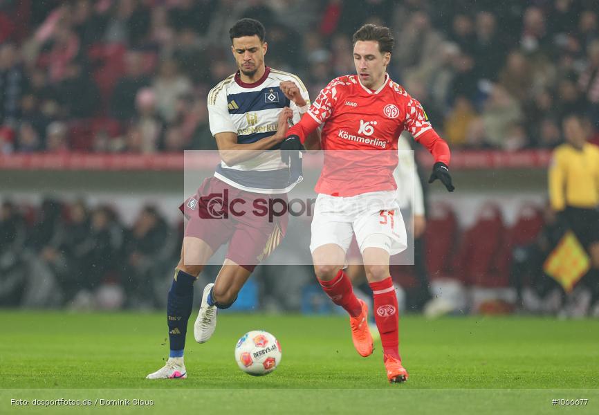 HSV, Hamburger SV, 1. FSV Mainz 05, Liga, Bundesliga, Voetball, Sport, Le Football, Germany, Futbol, Fotball, Fussball, Deutschland, DFL, DFB, Calcio, 2025/26, Saison 2025/2026 - Bild-ID: 1066677