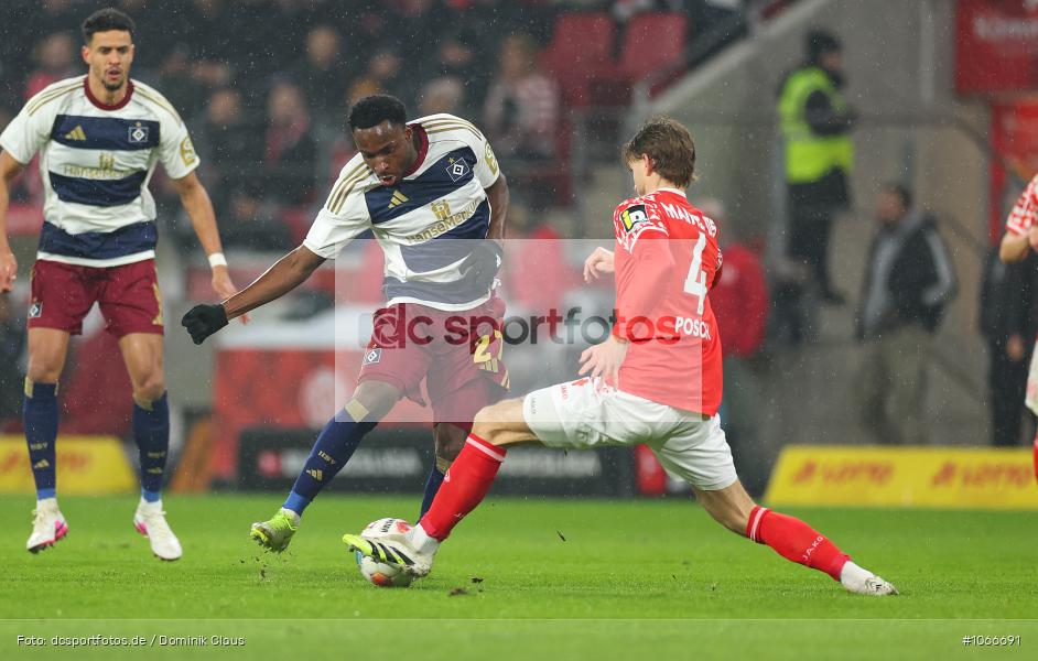HSV, Hamburger SV, 1. FSV Mainz 05, Liga, Bundesliga, Voetball, Sport, Le Football, Germany, Futbol, Fotball, Fussball, Deutschland, DFL, DFB, Calcio, 2025/26, Saison 2025/2026 - Bild-ID: 1066691