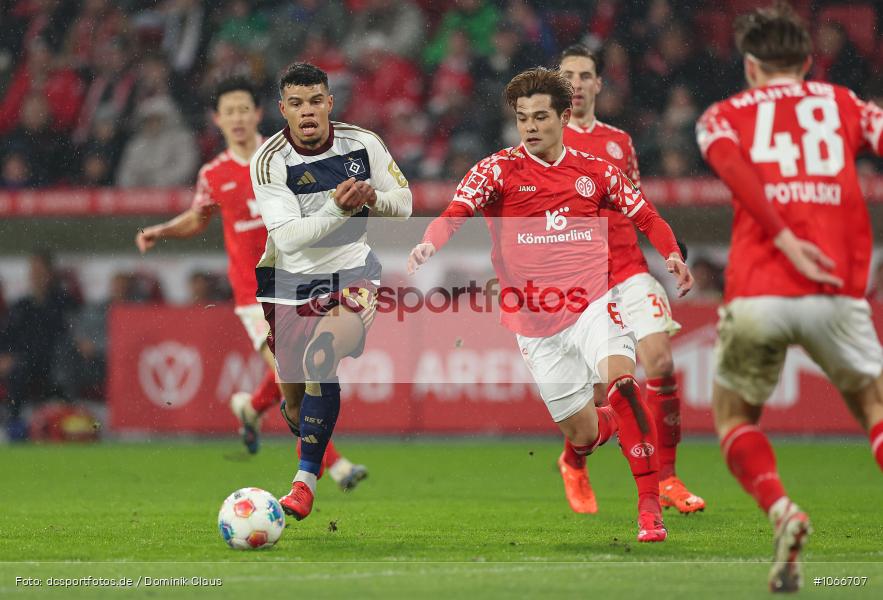 HSV, Hamburger SV, 1. FSV Mainz 05, Liga, Bundesliga, Voetball, Sport, Le Football, Germany, Futbol, Fotball, Fussball, Deutschland, DFL, DFB, Calcio, 2025/26, Saison 2025/2026 - Bild-ID: 1066707