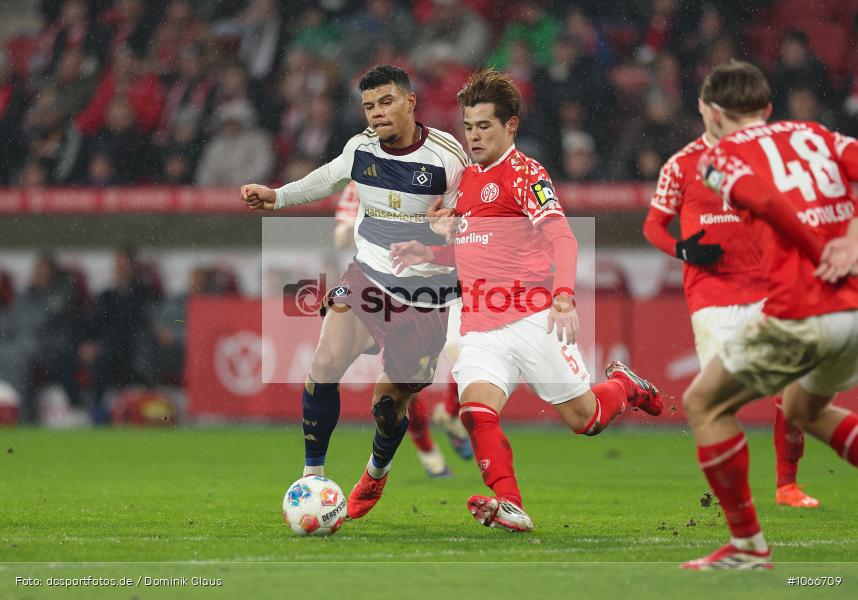 HSV, Hamburger SV, 1. FSV Mainz 05, Liga, Bundesliga, Voetball, Sport, Le Football, Germany, Futbol, Fotball, Fussball, Deutschland, DFL, DFB, Calcio, 2025/26, Saison 2025/2026 - Bild-ID: 1066709