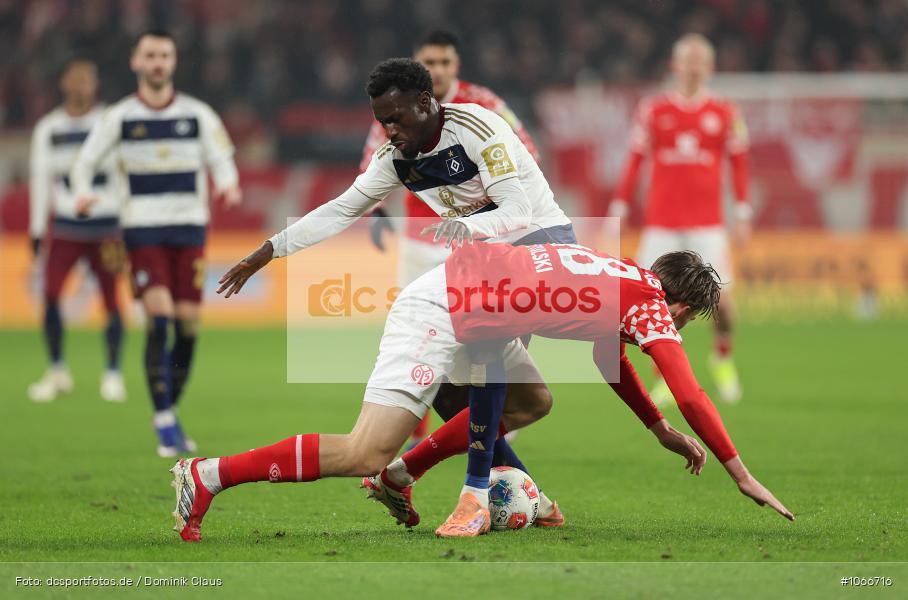 HSV, Hamburger SV, 1. FSV Mainz 05, Liga, Bundesliga, Voetball, Sport, Le Football, Germany, Futbol, Fotball, Fussball, Deutschland, DFL, DFB, Calcio, 2025/26, Saison 2025/2026 - Bild-ID: 1066716