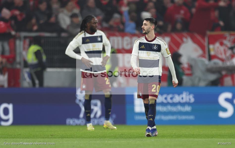 HSV, Hamburger SV, 1. FSV Mainz 05, Liga, Bundesliga, Voetball, Sport, Le Football, Germany, Futbol, Fotball, Fussball, Deutschland, DFL, DFB, Calcio, 2025/26, Saison 2025/2026 - Bild-ID: 1066725
