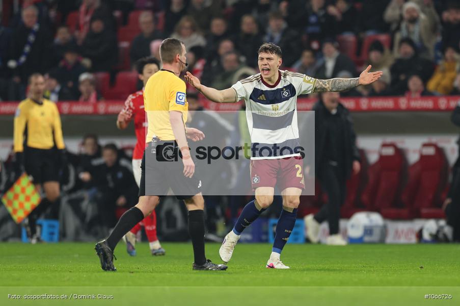 HSV, Hamburger SV, 1. FSV Mainz 05, Liga, Bundesliga, Voetball, Sport, Le Football, Germany, Futbol, Fotball, Fussball, Deutschland, DFL, DFB, Calcio, 2025/26, Saison 2025/2026 - Bild-ID: 1066726