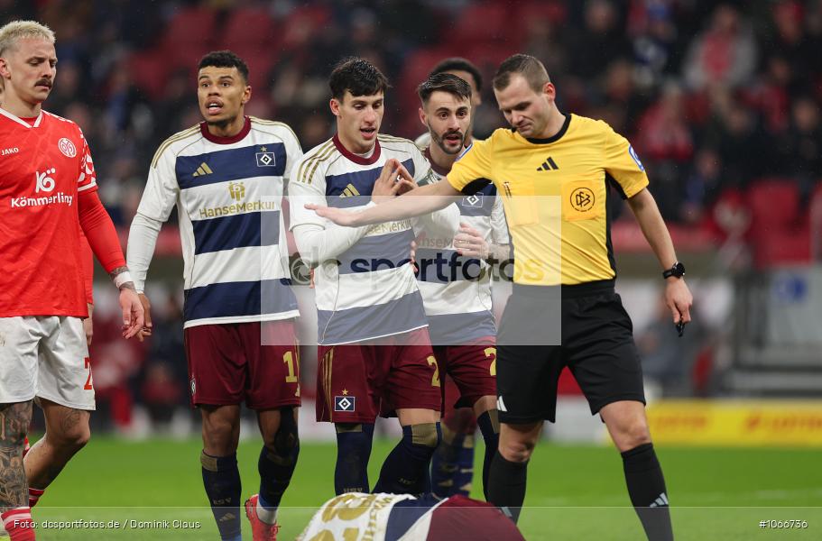 HSV, Hamburger SV, 1. FSV Mainz 05, Liga, Bundesliga, Voetball, Sport, Le Football, Germany, Futbol, Fotball, Fussball, Deutschland, DFL, DFB, Calcio, 2025/26, Saison 2025/2026 - Bild-ID: 1066736