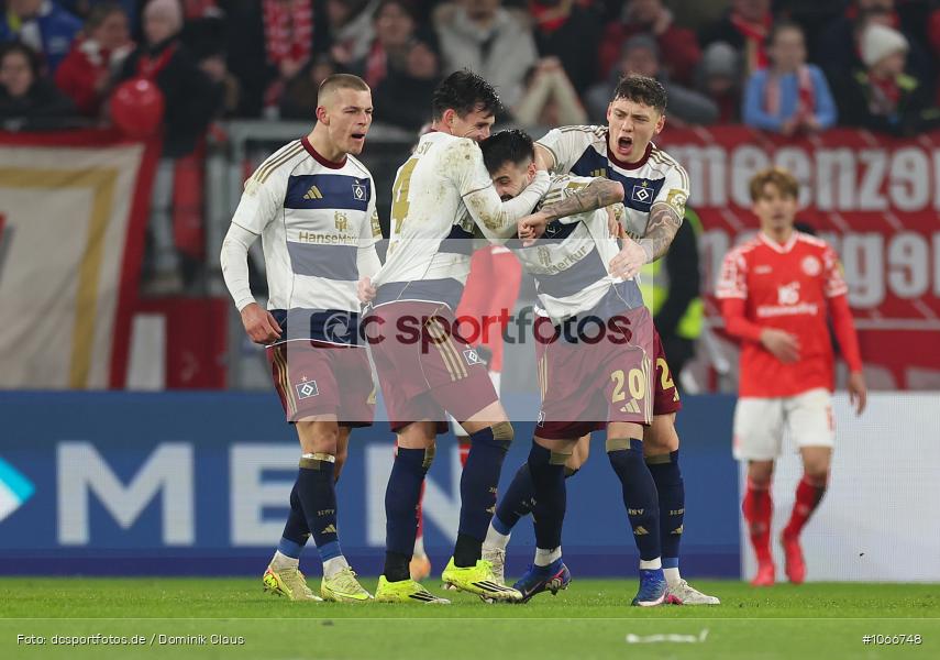 HSV, Hamburger SV, 1. FSV Mainz 05, Liga, Bundesliga, Voetball, Sport, Le Football, Germany, Futbol, Fotball, Fussball, Deutschland, DFL, DFB, Calcio, 2025/26, Saison 2025/2026 - Bild-ID: 1066748