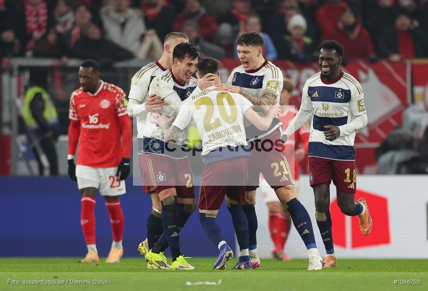 HSV, Hamburger SV, 1. FSV Mainz 05, Liga, Bundesliga, Voetball, Sport, Le Football, Germany, Futbol, Fotball, Fussball, Deutschland, DFL, DFB, Calcio, 2025/26, Saison 2025/2026 - Bild-ID: 1066750