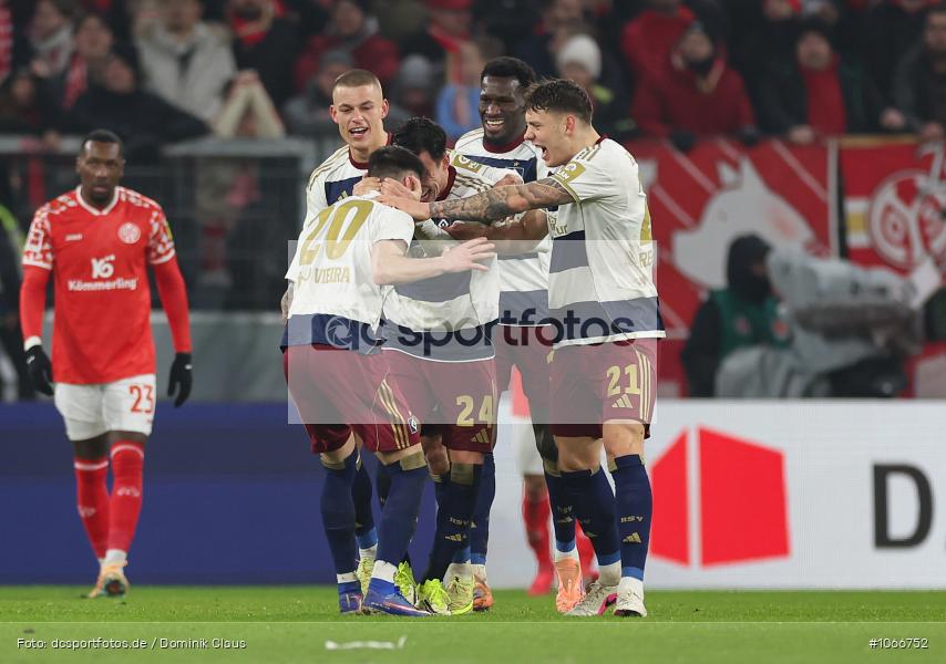 HSV, Hamburger SV, 1. FSV Mainz 05, Liga, Bundesliga, Voetball, Sport, Le Football, Germany, Futbol, Fotball, Fussball, Deutschland, DFL, DFB, Calcio, 2025/26, Saison 2025/2026 - Bild-ID: 1066752