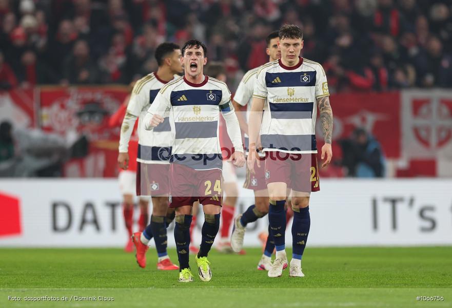 HSV, Hamburger SV, 1. FSV Mainz 05, Liga, Bundesliga, Voetball, Sport, Le Football, Germany, Futbol, Fotball, Fussball, Deutschland, DFL, DFB, Calcio, 2025/26, Saison 2025/2026 - Bild-ID: 1066756
