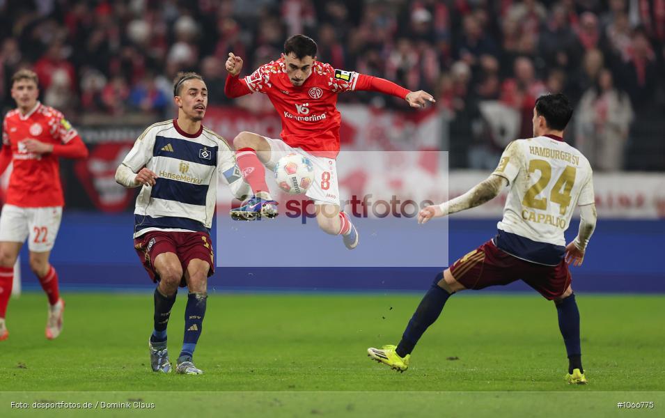 HSV, Hamburger SV, 1. FSV Mainz 05, Liga, Bundesliga, Voetball, Sport, Le Football, Germany, Futbol, Fotball, Fussball, Deutschland, DFL, DFB, Calcio, 2025/26, Saison 2025/2026 - Bild-ID: 1066775