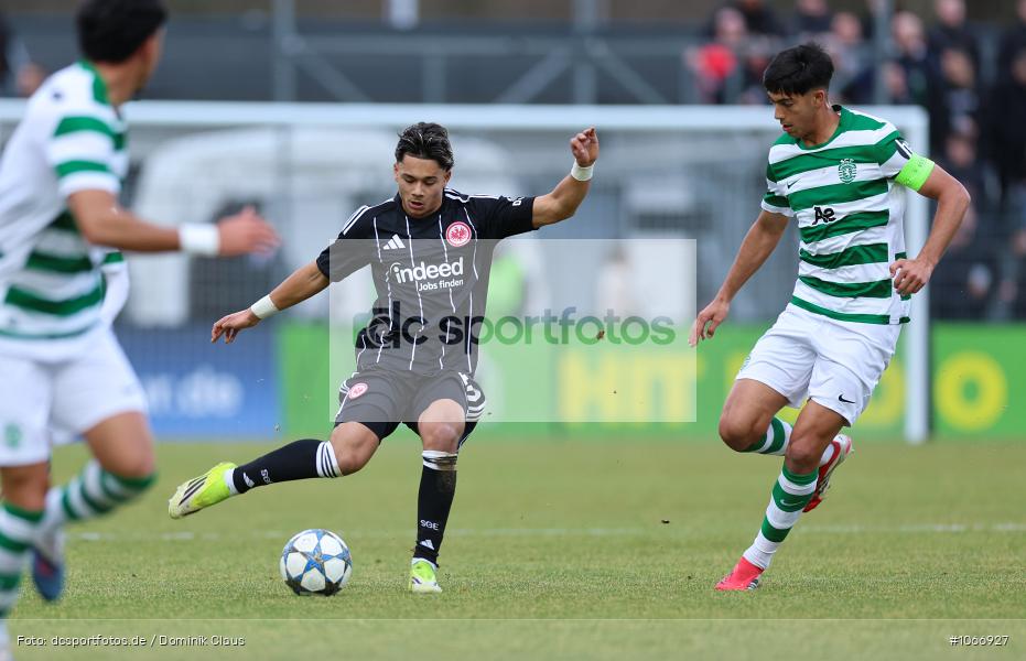 Sporting Clube de Portugal, Sporting Lissabon, Eintracht Frankfurt, UYL, Youth League, U19, UEFA Youth League, UEFA, Voetball, Sport, Le Football, Germany, Futbol, Fotball, Fussball, Deutschland, DFL, DFB, Calcio, 2025/26, Saison 2025/2026 - Bild-ID: 1066927