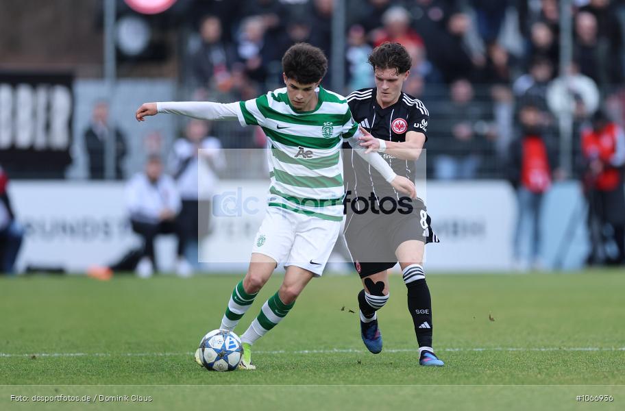 Sporting Clube de Portugal, Sporting Lissabon, Eintracht Frankfurt, UYL, Youth League, U19, UEFA Youth League, UEFA, Voetball, Sport, Le Football, Germany, Futbol, Fotball, Fussball, Deutschland, DFL, DFB, Calcio, 2025/26, Saison 2025/2026 - Bild-ID: 1066936