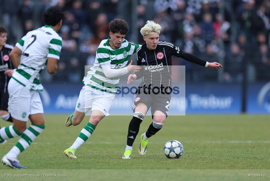 Sporting Clube de Portugal, Sporting Lissabon, Eintracht Frankfurt, UYL, Youth League, U19, UEFA Youth League, UEFA, Voetball, Sport, Le Football, Germany, Futbol, Fotball, Fussball, Deutschland, DFL, DFB, Calcio, 2025/26, Saison 2025/2026 - Bild-ID: 1066946