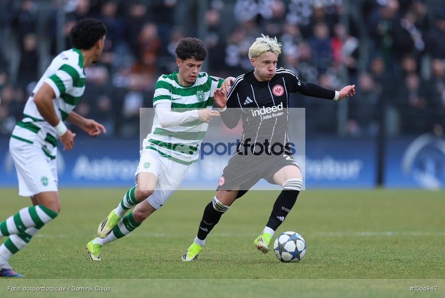 Sporting Clube de Portugal, Sporting Lissabon, Eintracht Frankfurt, UYL, Youth League, U19, UEFA Youth League, UEFA, Voetball, Sport, Le Football, Germany, Futbol, Fotball, Fussball, Deutschland, DFL, DFB, Calcio, 2025/26, Saison 2025/2026 - Bild-ID: 1066947