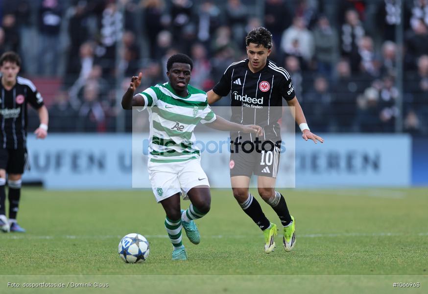 Sporting Clube de Portugal, Sporting Lissabon, Eintracht Frankfurt, UYL, Youth League, U19, UEFA Youth League, UEFA, Voetball, Sport, Le Football, Germany, Futbol, Fotball, Fussball, Deutschland, DFL, DFB, Calcio, 2025/26, Saison 2025/2026 - Bild-ID: 1066963