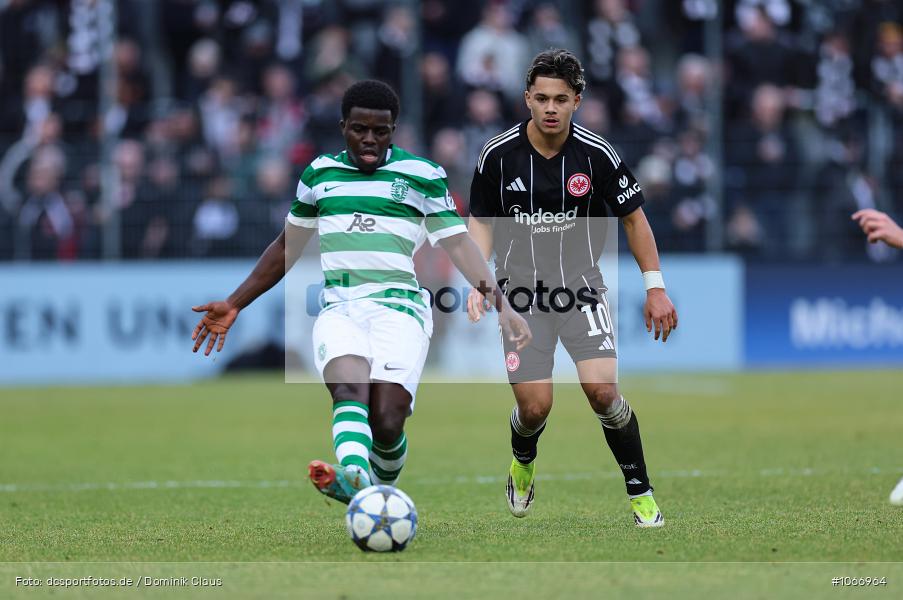 Sporting Clube de Portugal, Sporting Lissabon, Eintracht Frankfurt, UYL, Youth League, U19, UEFA Youth League, UEFA, Voetball, Sport, Le Football, Germany, Futbol, Fotball, Fussball, Deutschland, DFL, DFB, Calcio, 2025/26, Saison 2025/2026 - Bild-ID: 1066964