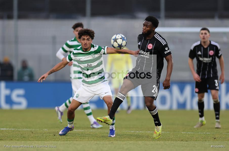 Sporting Clube de Portugal, Sporting Lissabon, Eintracht Frankfurt, UYL, Youth League, U19, UEFA Youth League, UEFA, Voetball, Sport, Le Football, Germany, Futbol, Fotball, Fussball, Deutschland, DFL, DFB, Calcio, 2025/26, Saison 2025/2026 - Bild-ID: 1066982