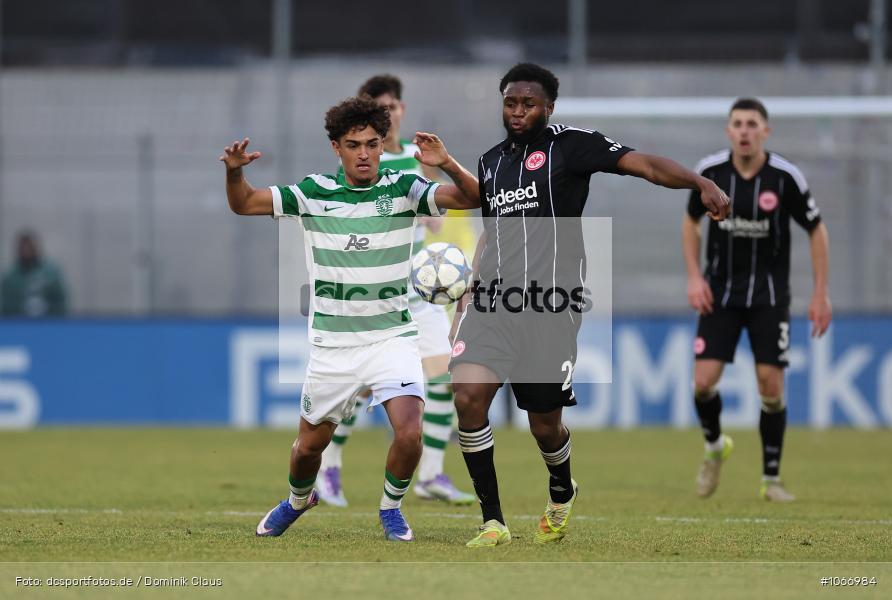 Sporting Clube de Portugal, Sporting Lissabon, Eintracht Frankfurt, UYL, Youth League, U19, UEFA Youth League, UEFA, Voetball, Sport, Le Football, Germany, Futbol, Fotball, Fussball, Deutschland, DFL, DFB, Calcio, 2025/26, Saison 2025/2026 - Bild-ID: 1066984