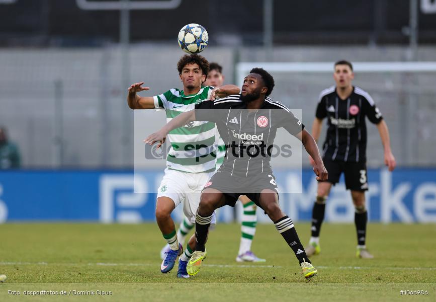 Sporting Clube de Portugal, Sporting Lissabon, Eintracht Frankfurt, UYL, Youth League, U19, UEFA Youth League, UEFA, Voetball, Sport, Le Football, Germany, Futbol, Fotball, Fussball, Deutschland, DFL, DFB, Calcio, 2025/26, Saison 2025/2026 - Bild-ID: 1066986
