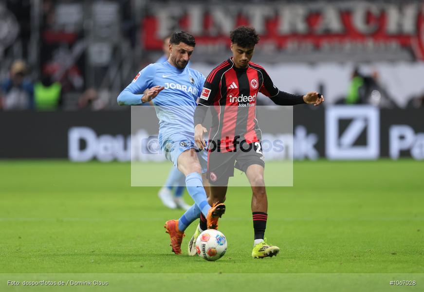 SC Freiburg, Eintracht Frankfurt, Bundesliga, Voetball, Sport, Le Football, Germany, Futbol, Fotball, Fussball, Deutschland, DFL, DFB, Calcio, 2025/26, Saison 2025/2026 - Bild-ID: 1067028