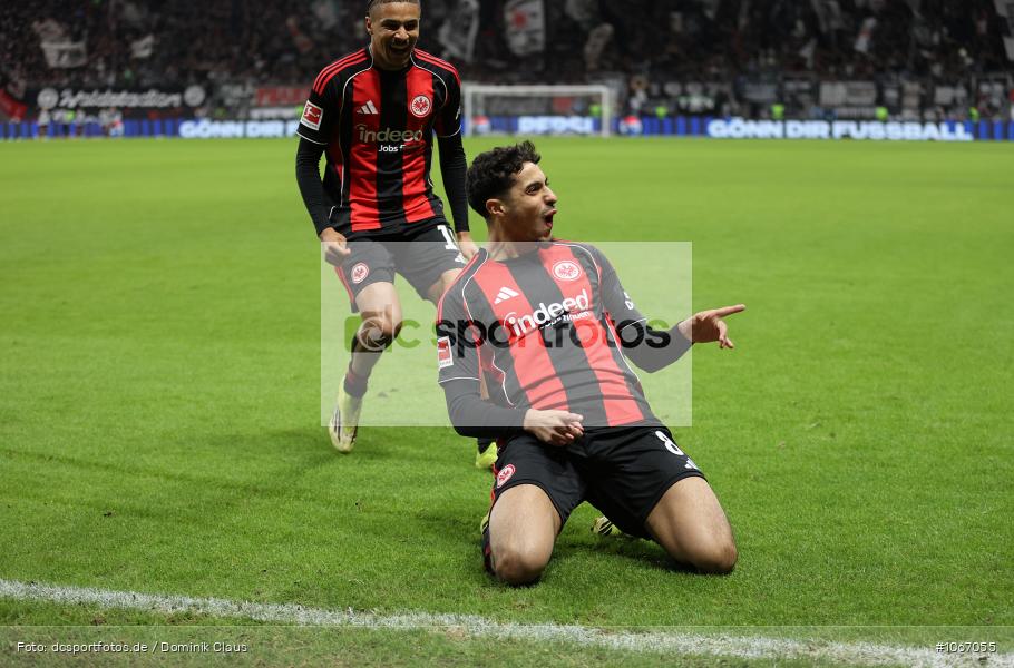 SC Freiburg, Eintracht Frankfurt, Bundesliga, Voetball, Sport, Le Football, Germany, Futbol, Fotball, Fussball, Deutschland, DFL, DFB, Calcio, 2025/26, Saison 2025/2026 - Bild-ID: 1067055