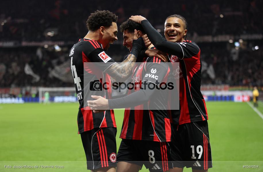 SC Freiburg, Eintracht Frankfurt, Bundesliga, Voetball, Sport, Le Football, Germany, Futbol, Fotball, Fussball, Deutschland, DFL, DFB, Calcio, 2025/26, Saison 2025/2026 - Bild-ID: 1067059
