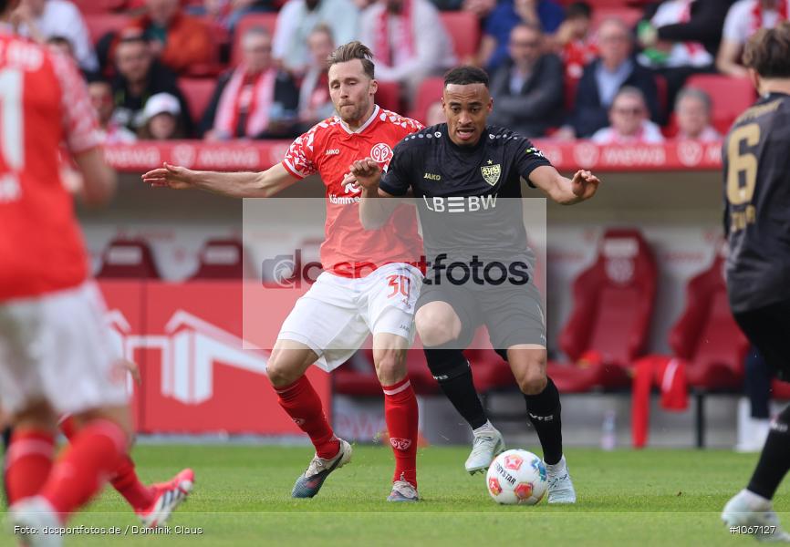 VfB Stuttgart, 1. FSV Mainz 05, Liga, Bundesliga, Voetball, Sport, Le Football, Germany, Futbol, Fotball, Fussball, Deutschland, DFL, DFB, Calcio, 2025/26, Saison 2025/2026 - Bild-ID: 1067127