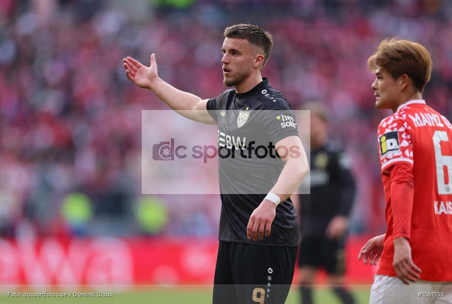 VfB Stuttgart, 1. FSV Mainz 05, Liga, Bundesliga, Voetball, Sport, Le Football, Germany, Futbol, Fotball, Fussball, Deutschland, DFL, DFB, Calcio, 2025/26, Saison 2025/2026 - Bild-ID: 1067133