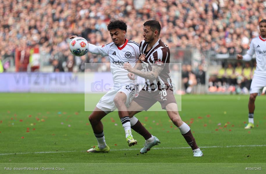 Eintracht Frankfurt, FC St. Pauli, 1. Bundesliga, Bundesliga, Voetball, Sport, Le Football, Germany, Futbol, Fotball, Fussball, Deutschland, DFL, DFB, Calcio, 2025/26, Saison 2025/2026 - Bild-ID: 1067240