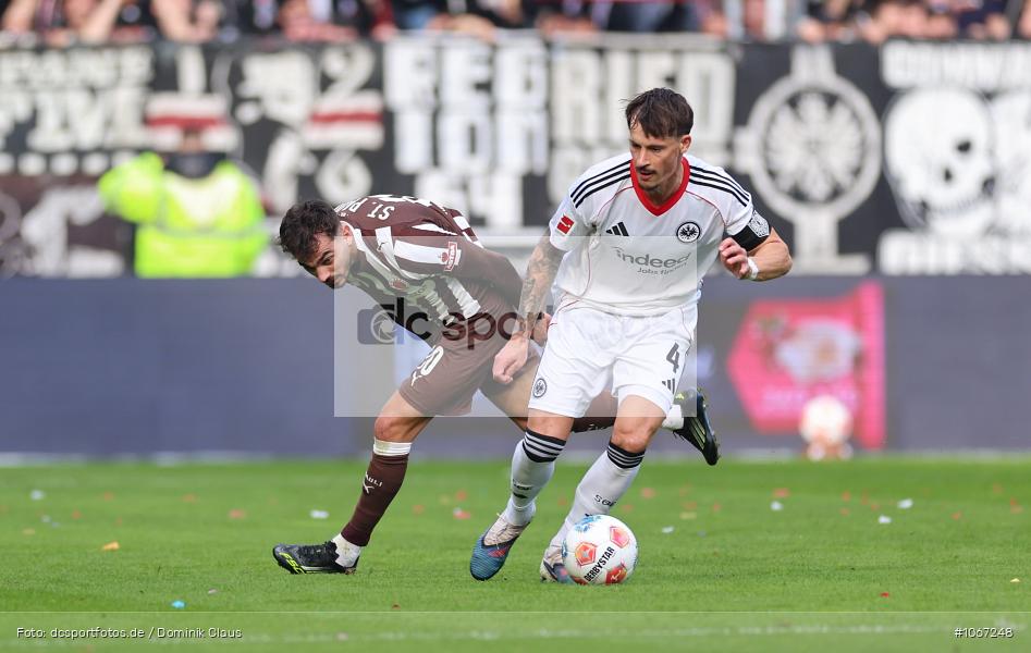 Eintracht Frankfurt, FC St. Pauli, 1. Bundesliga, Bundesliga, Voetball, Sport, Le Football, Germany, Futbol, Fotball, Fussball, Deutschland, DFL, DFB, Calcio, 2025/26, Saison 2025/2026 - Bild-ID: 1067248