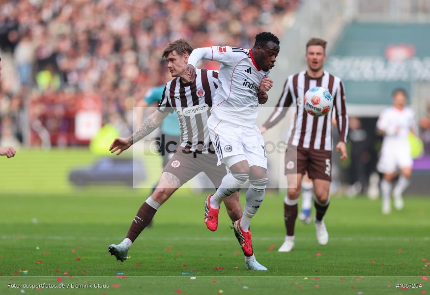 Eintracht Frankfurt, FC St. Pauli, 1. Bundesliga, Bundesliga, Voetball, Sport, Le Football, Germany, Futbol, Fotball, Fussball, Deutschland, DFL, DFB, Calcio, 2025/26, Saison 2025/2026 - Bild-ID: 1067254