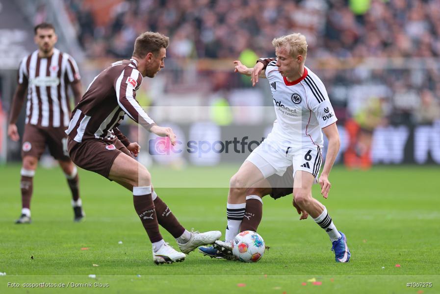 Eintracht Frankfurt, FC St. Pauli, 1. Bundesliga, Bundesliga, Voetball, Sport, Le Football, Germany, Futbol, Fotball, Fussball, Deutschland, DFL, DFB, Calcio, 2025/26, Saison 2025/2026 - Bild-ID: 1067275