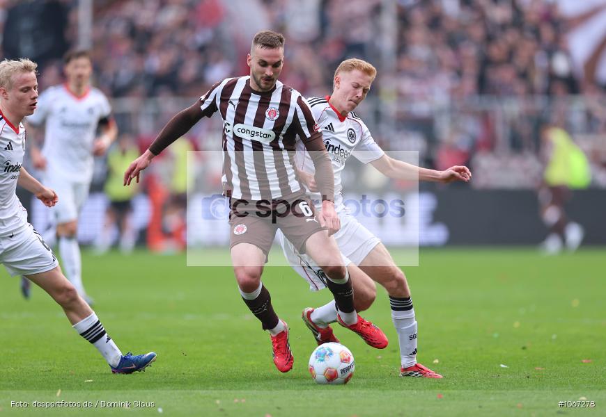 Eintracht Frankfurt, FC St. Pauli, 1. Bundesliga, Bundesliga, Voetball, Sport, Le Football, Germany, Futbol, Fotball, Fussball, Deutschland, DFL, DFB, Calcio, 2025/26, Saison 2025/2026 - Bild-ID: 1067278