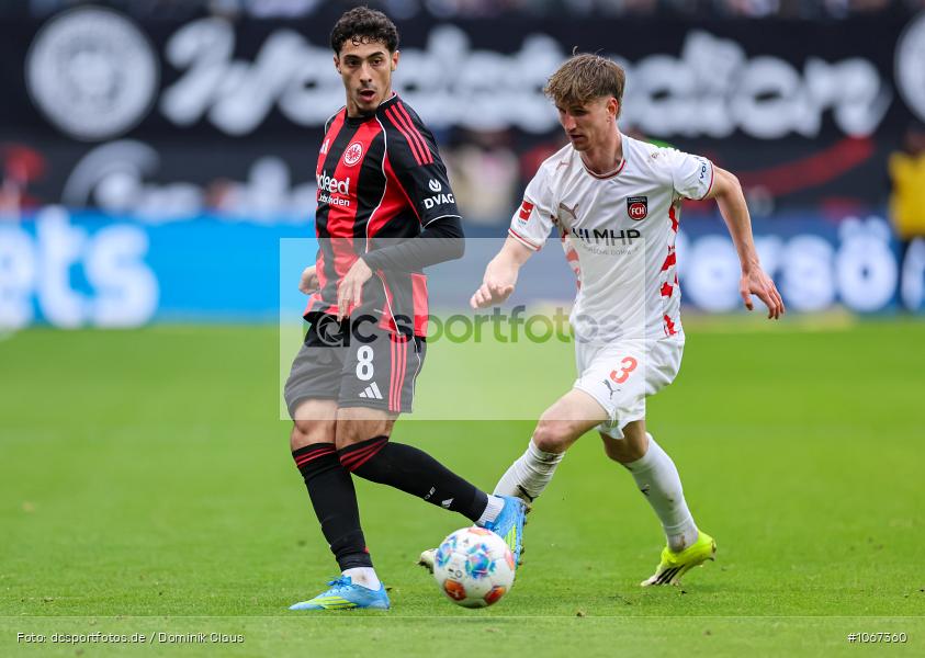 1. FC Heidenheim, Eintracht Frankfurt, Bundesliga, Voetball, Sport, Le Football, Germany, Futbol, Fotball, Fussball, Deutschland, DFL, DFB, Calcio, 2025/26, Saison 2025/2026 - Bild-ID: 1067360
