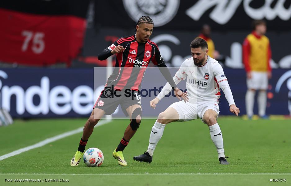 1. FC Heidenheim, Eintracht Frankfurt, Bundesliga, Voetball, Sport, Le Football, Germany, Futbol, Fotball, Fussball, Deutschland, DFL, DFB, Calcio, 2025/26, Saison 2025/2026 - Bild-ID: 1067375